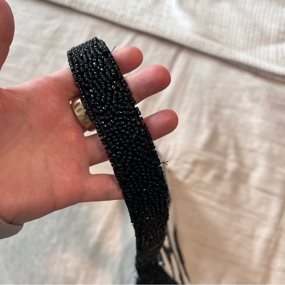 Black and White Patterned Women's Bag - Picture 3 of 5